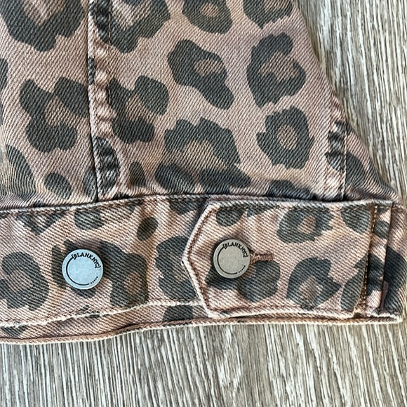 BLANKNYC , Leopard Print Denim Trucker Jacket - Picture 7 of 11
